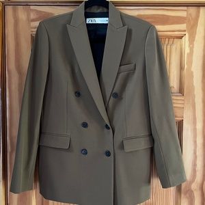 Double Breasted ZARA Blazer - Ochre